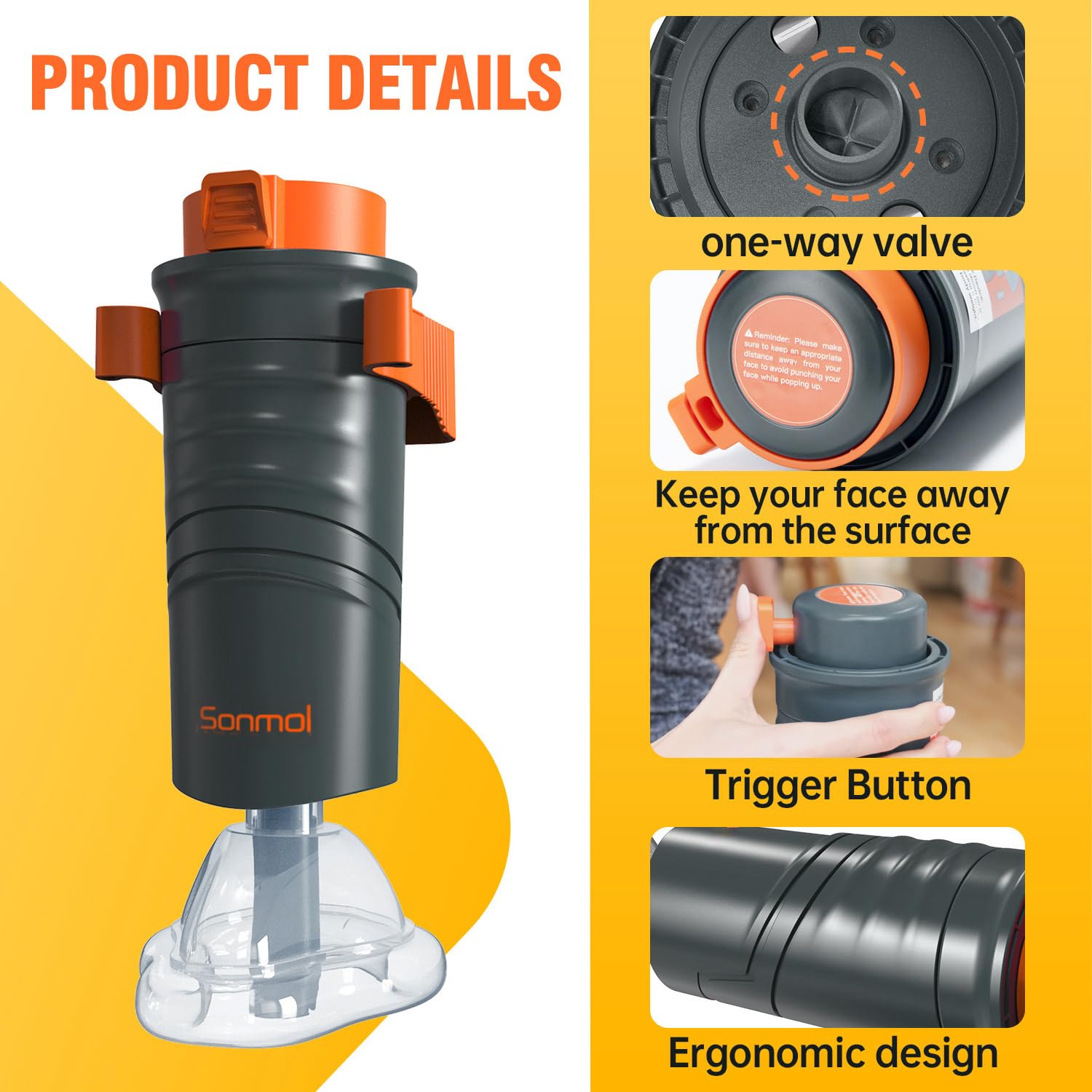 Sonmol チョーキングレスキュー装置 Sonmol Choking Rescue Device For Kids And Adults With 3